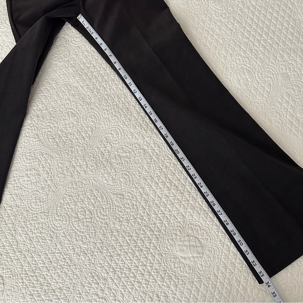 Theory Max C Corduroy Flare Dress Pants Trousers Dark Brown Women’s Sz 6 - Picture 10 of 13